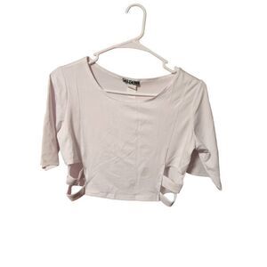 Cleo S white cut out top